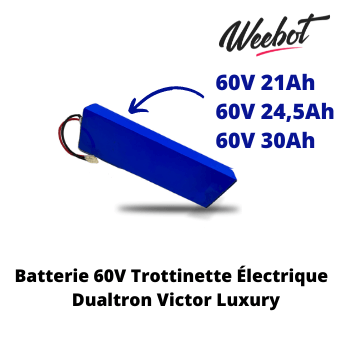 batterie interne trottinette electrique dualtron victor luxury 60v weebot minimotors haute qualite