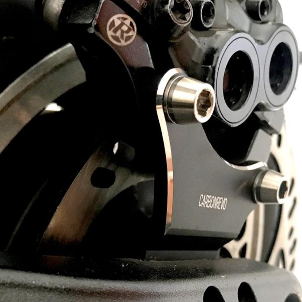 carbonrevo support etrier dualtron thunder spacer brake rotor