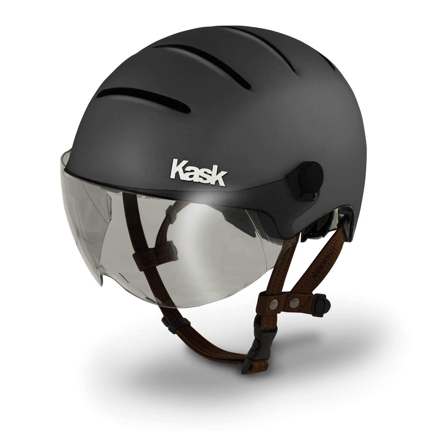 Casque de Vélo Kask Urban Lifestyle Anthracite Matt avec Visière - Weebot