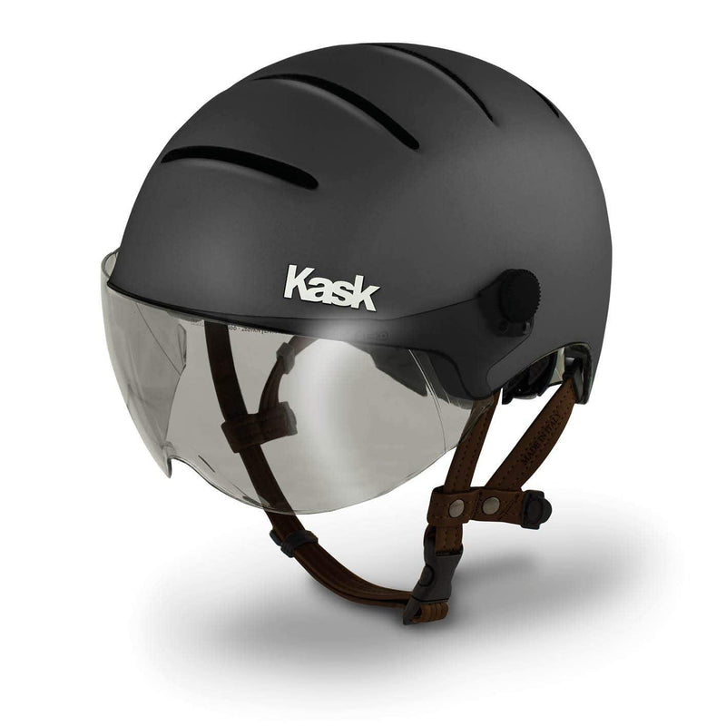 casque velo kask urban lifestyle anthracite gris visiere