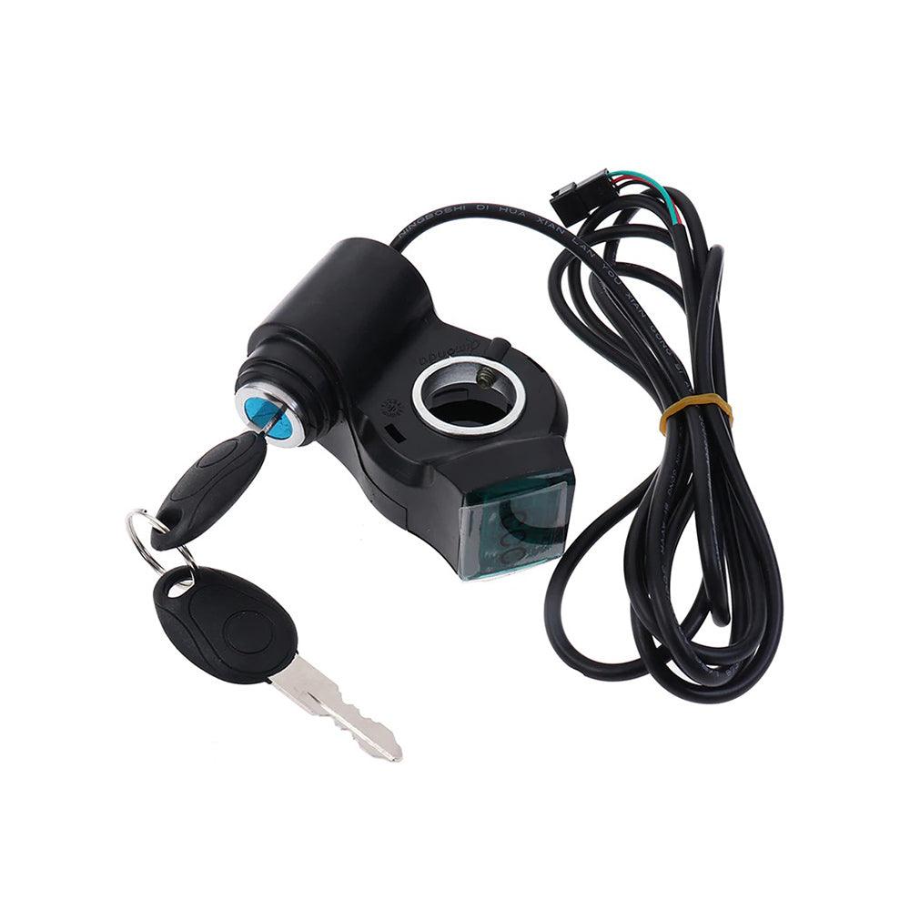 contacteur à clé affichage voltage batterie trottinette électrique