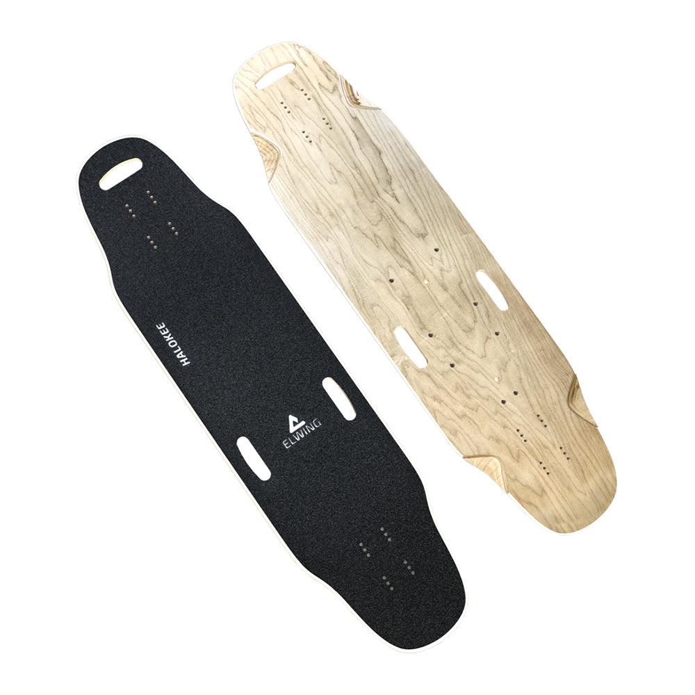 deck skate electrique elwing halokee longboard plateau bois erable canadien
