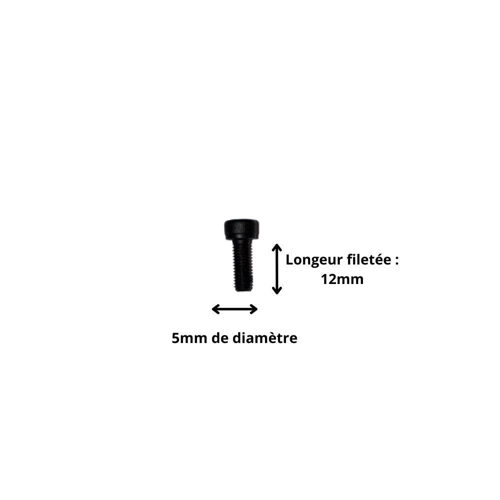 dimension vis m5x12 tête cylindrique