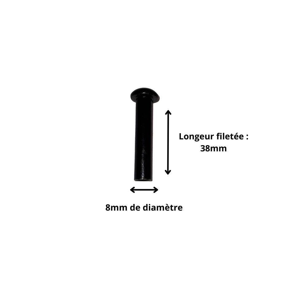 dimensions entretoise m8x38