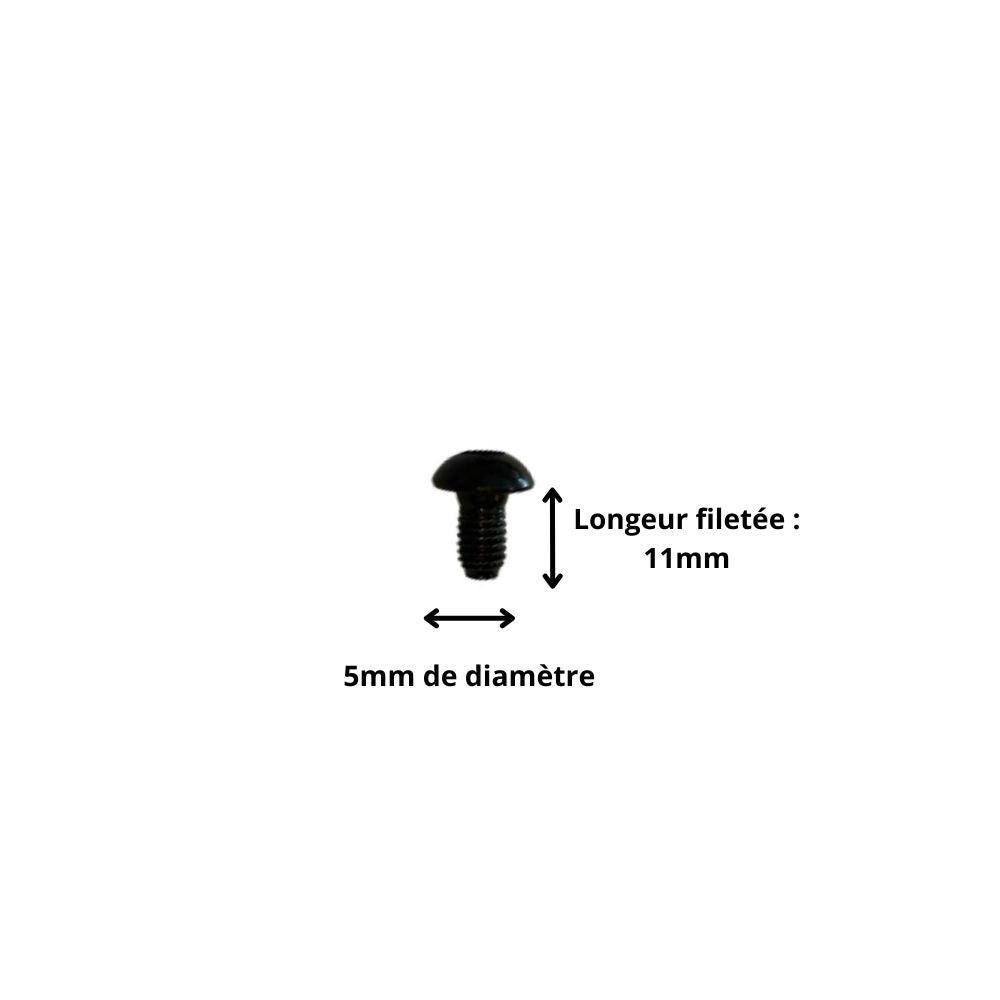 dimensions vis m5x11 tête ronde