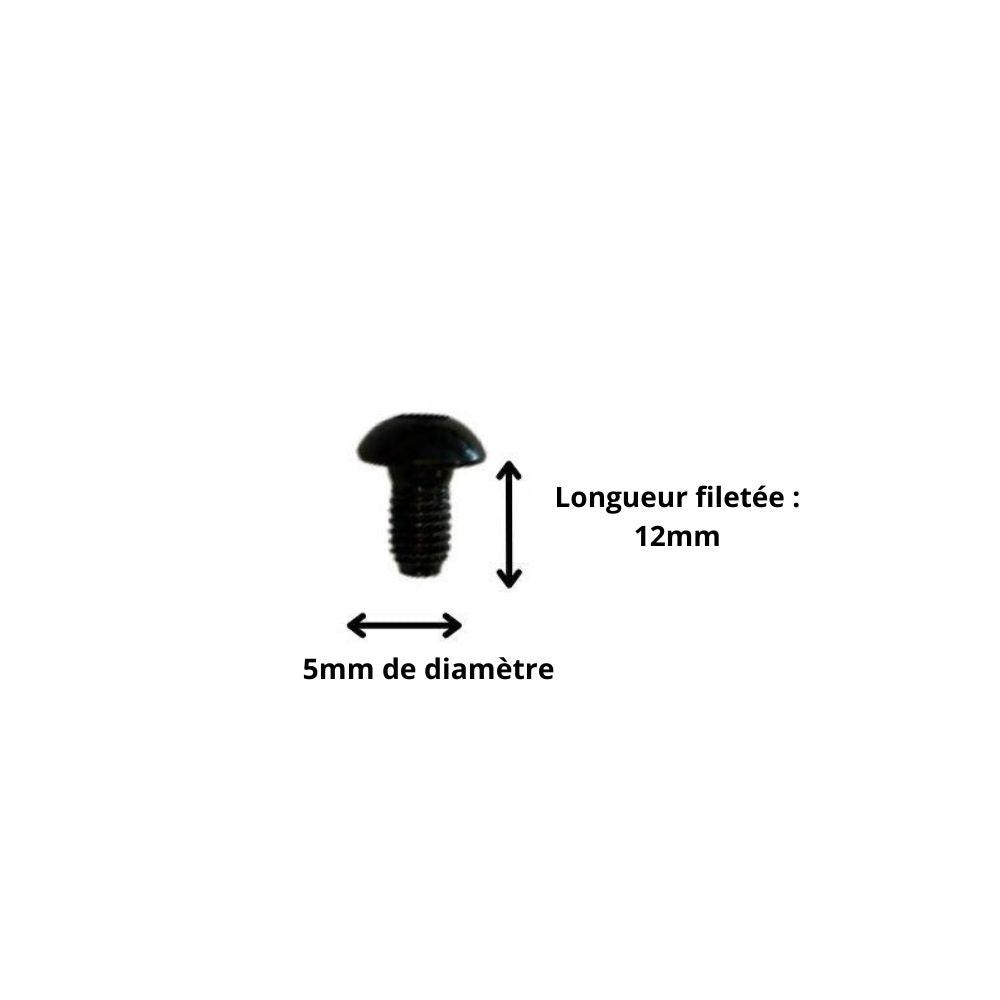 dimensions vis m5x12 tête ronde