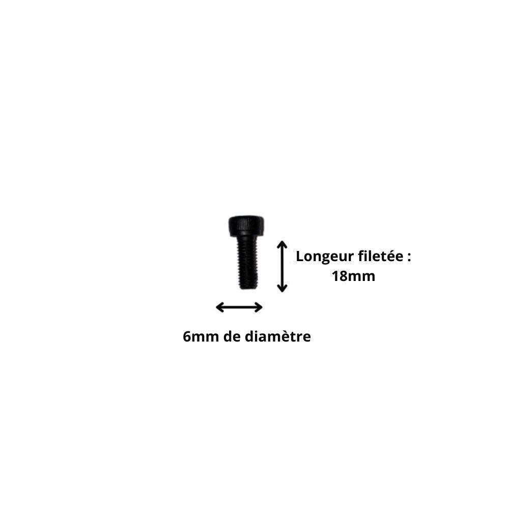 dimensions vis m6x18 tête cylindrique