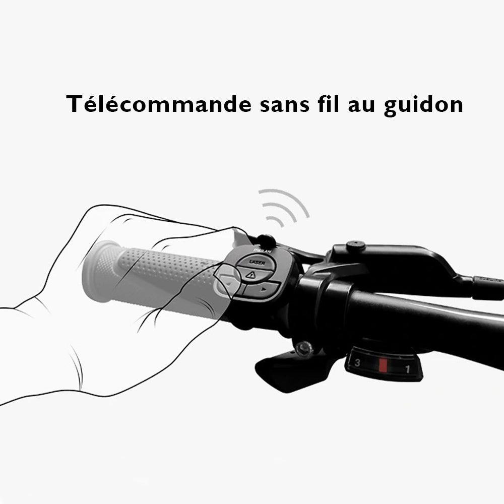 éclairage trottinette électrique custom feu arrière avec télécommande sans fil guidon