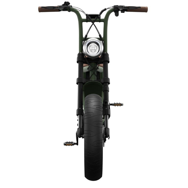 Vélo électrique Garrett Miller Z biplace cargo - Vert Militaire