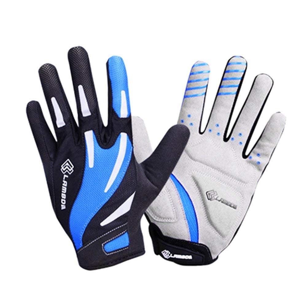 gant velo protection gel silicone bleu