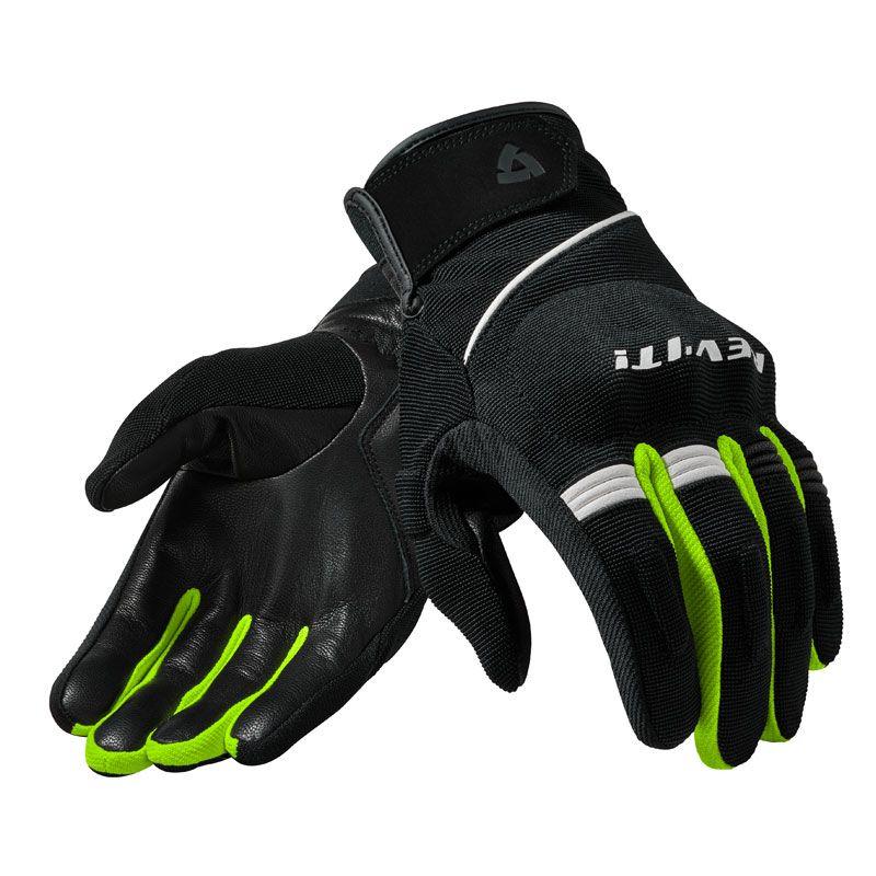 gants moto revit mosca noir et vert scooter