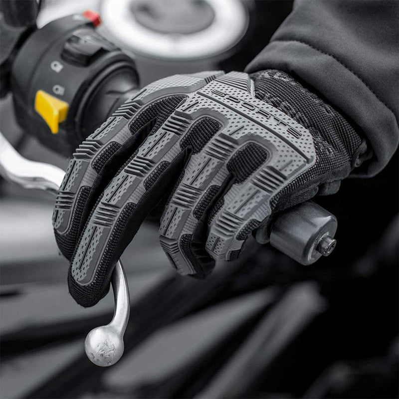 gants protection weebot phalanges renforcees vtt motocross pas cher noir gris moto lifestyle