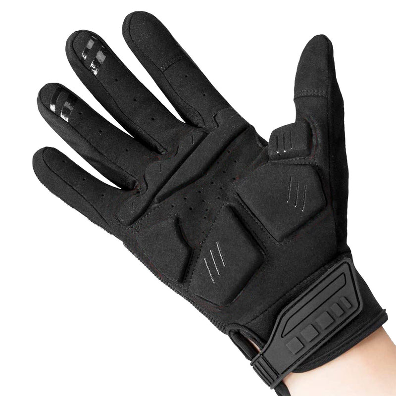 gants protection weebot phalanges renforcees vtt motocross pas cher noir gris moto paume pad