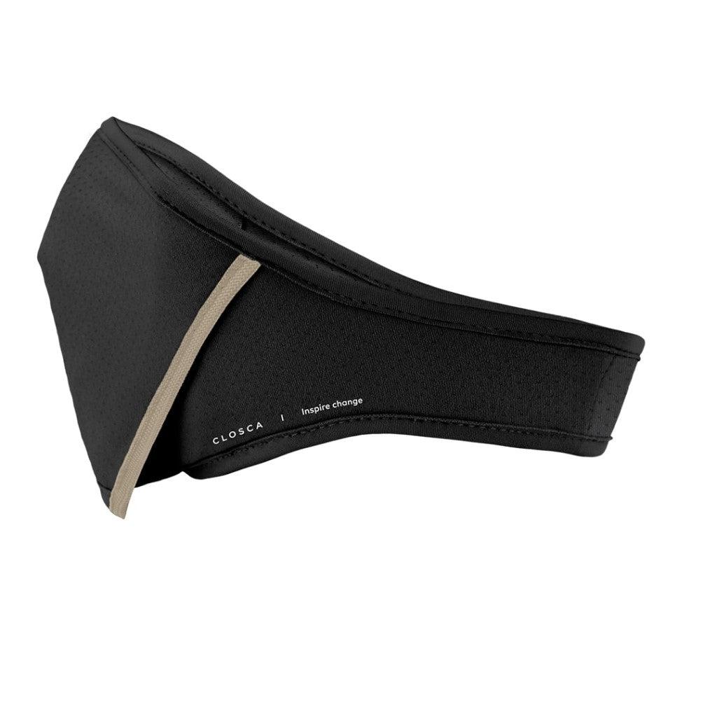 masque anti pollution closca noir beach pas cher