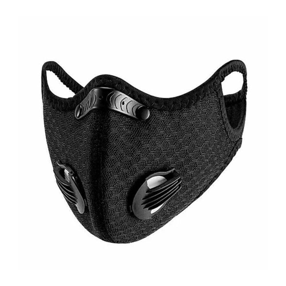 masque anti pollution velcro noir