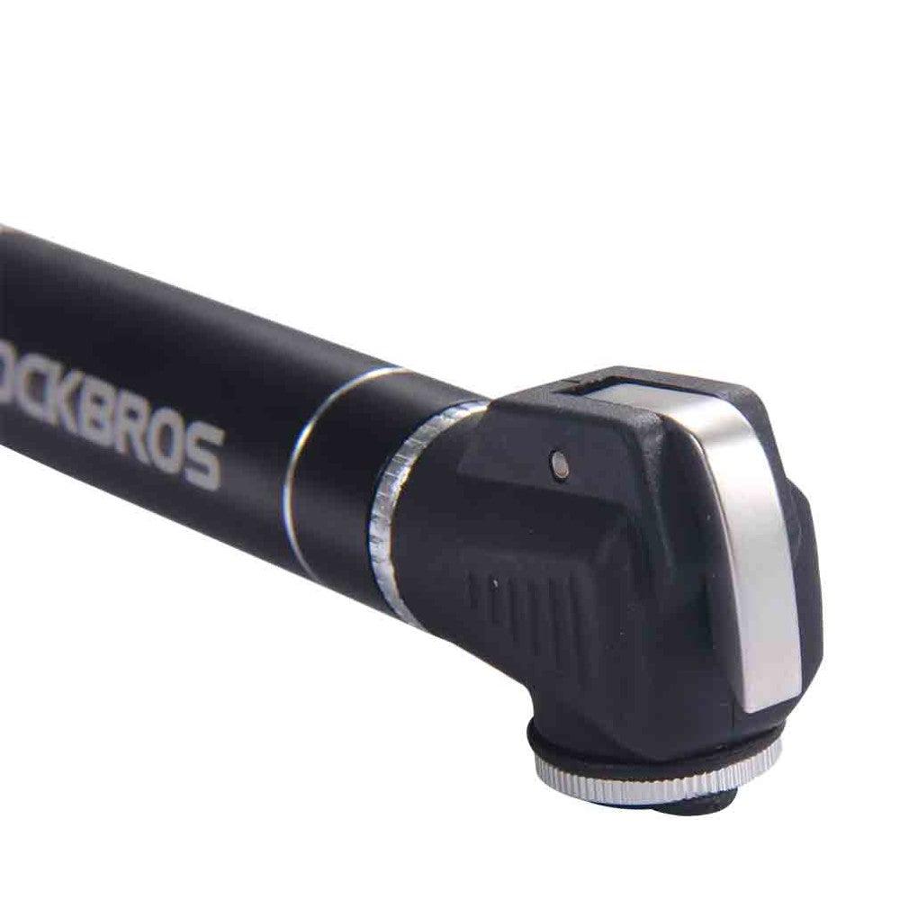mini pompe velo rockbros 100psi flat finition metal