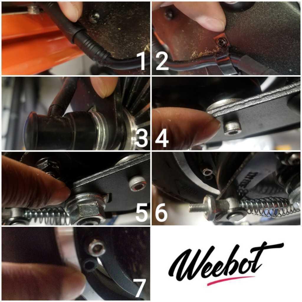 Écrou de Réglage du Frein Tambour pour Trottinette Electrique - Weebot