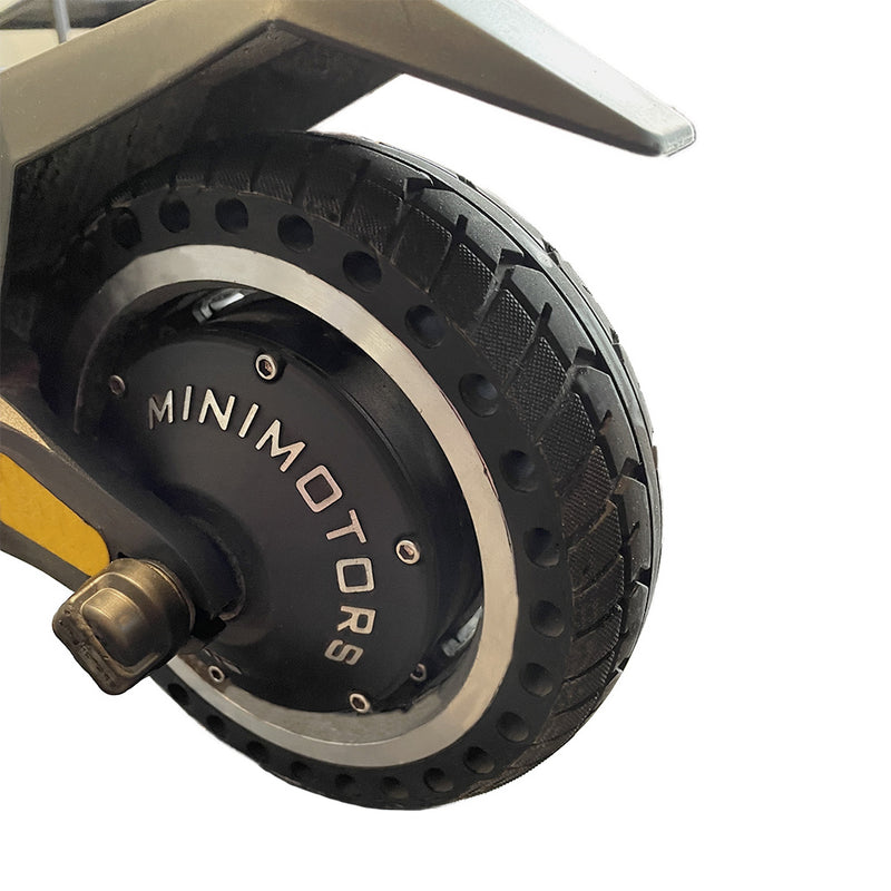 pneu plein dualtron mini increvable trottinette électrique roue arrière minimotors pas cher