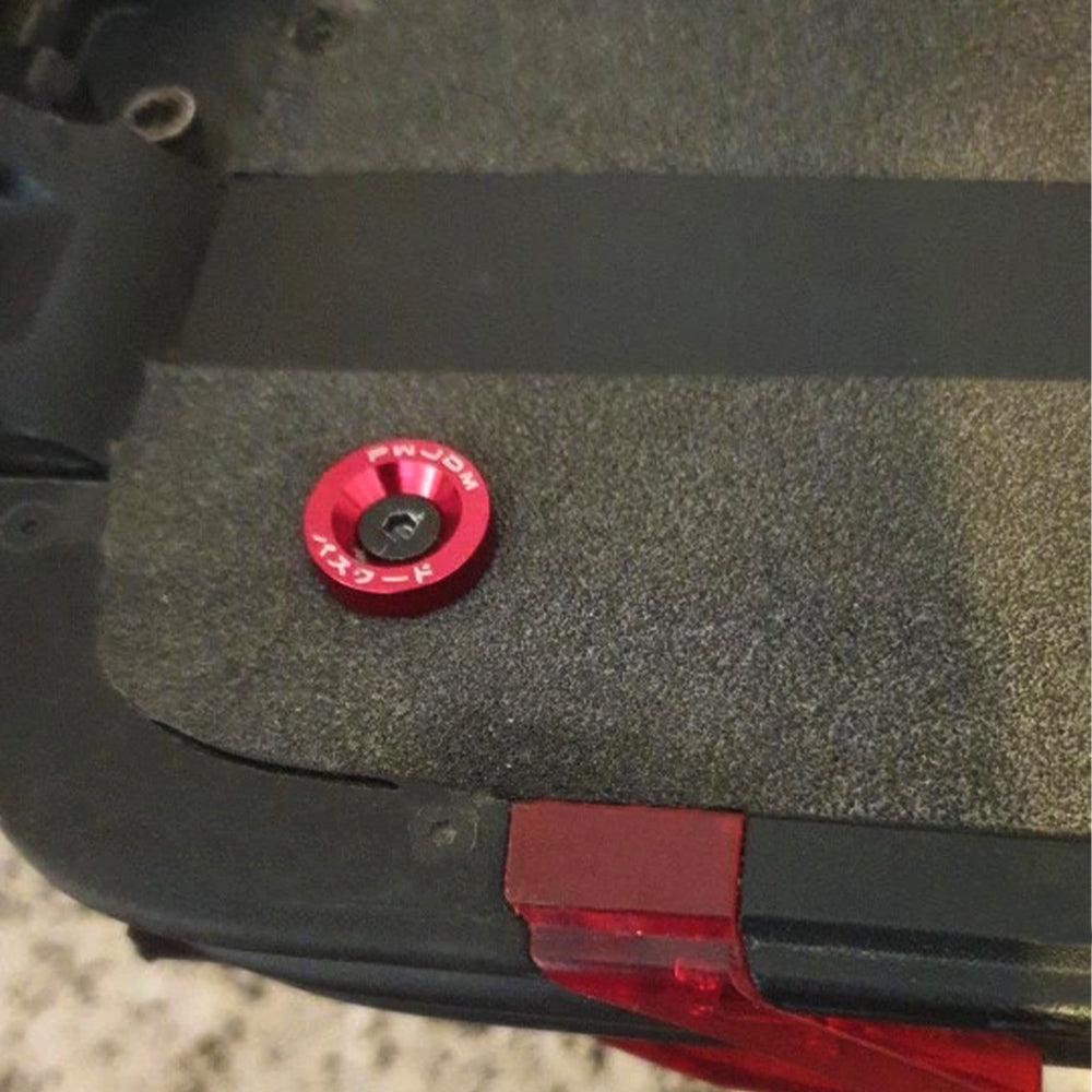 trottinette électrique customisé rondelles rouge m6x20 pas cher vis visserie