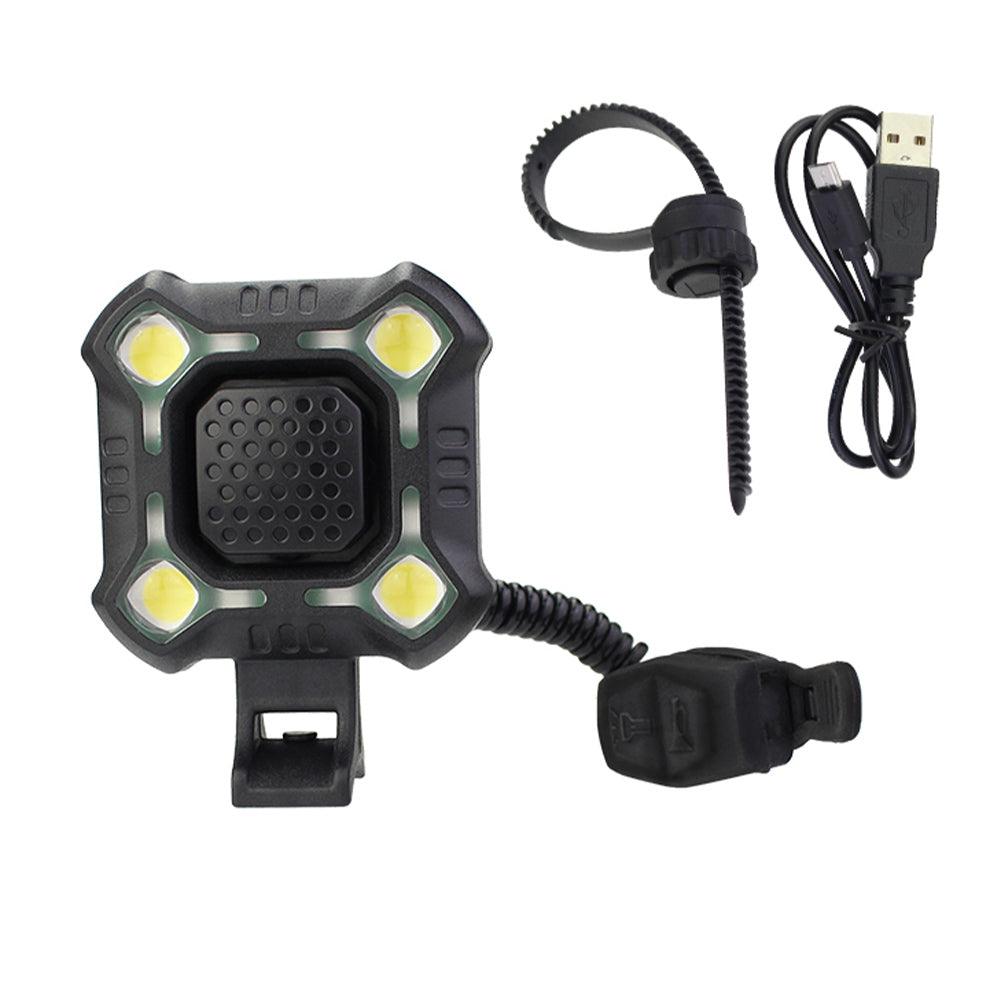 sonnette lumineuse 2-en-1 sangle attache cable usb