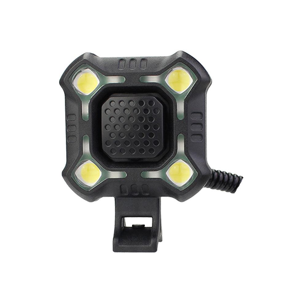 sonnette klaxon phare avant trottinette electrique couleur noir