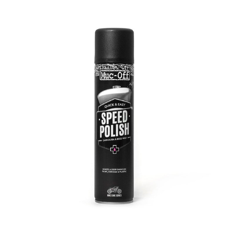 spray speed polish muc off lustrant cire abeille haute qualité 400 ml