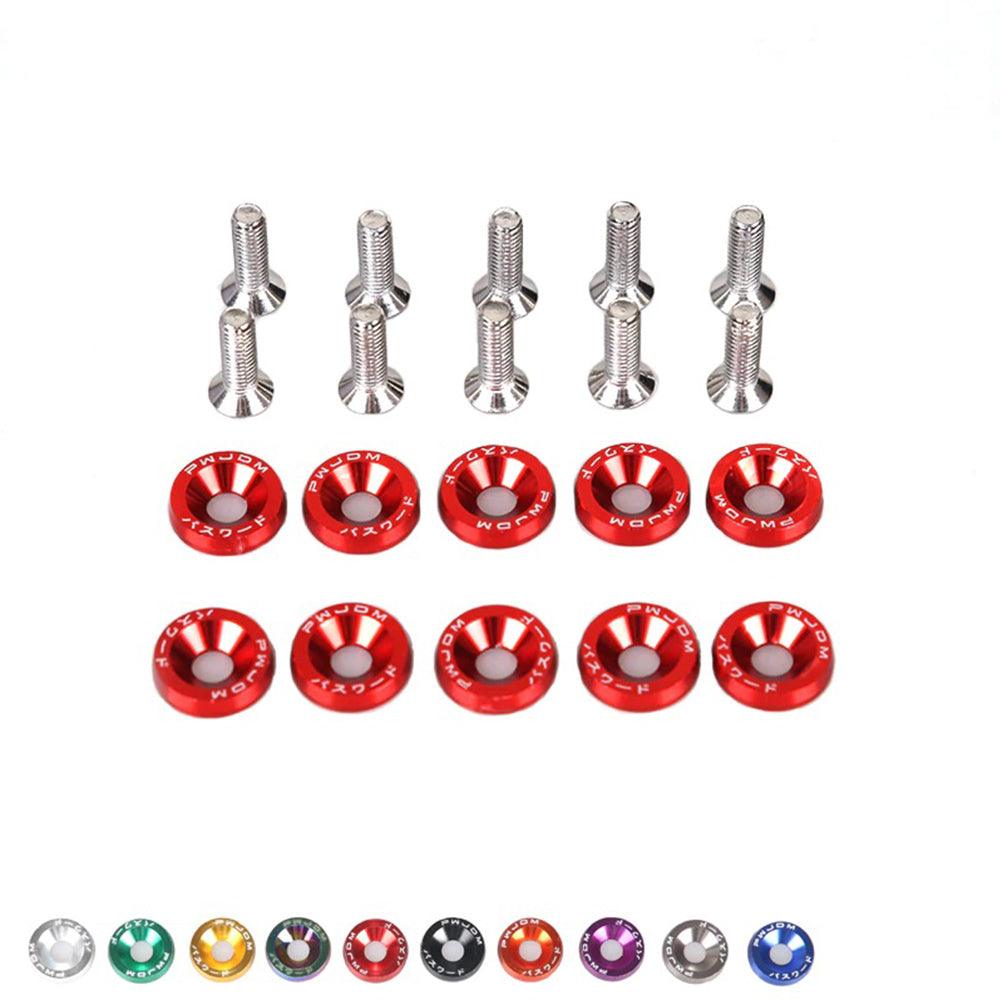 trottinette électrique customisé rondelles rouge m6x20 pas cher