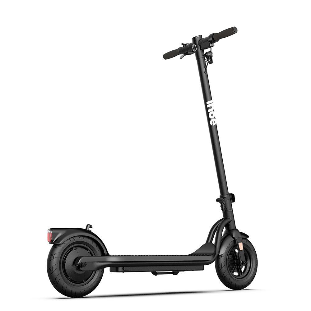 trottinette électrique légère inoe bloomy 10 pouces gonflables moteur 250W ip65 pas cher phare arrière