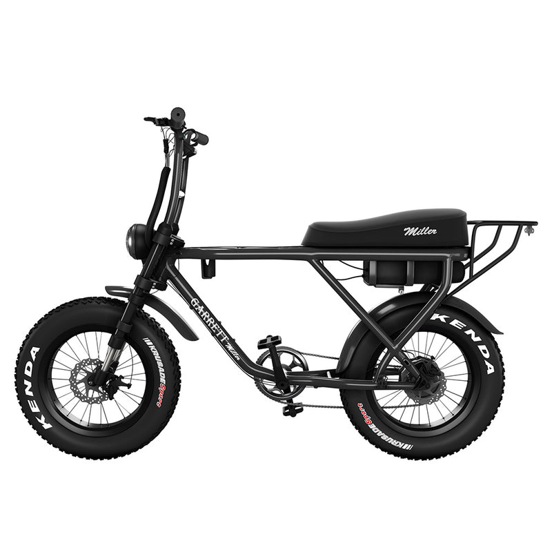 vélo électrique garrett miller x noir fat bike pneu kenda nouvelle version 2021 new odo pneu kenda