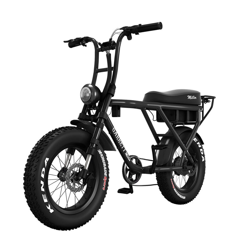 vélo électrique garrett miller x noir fat bike pneu kenda nouvelle version 2021 afficheur display