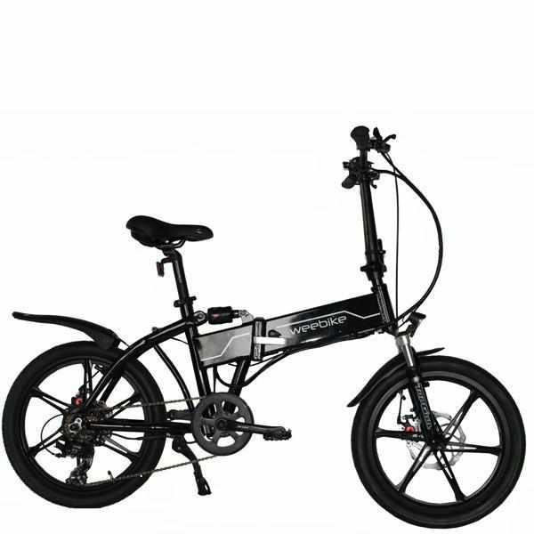 Electric Folding Bike Le Road Black Foldable and Compact VAE