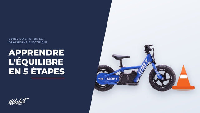 Apprendre l'équilibre en draisienne électrique : les 5 étapes
