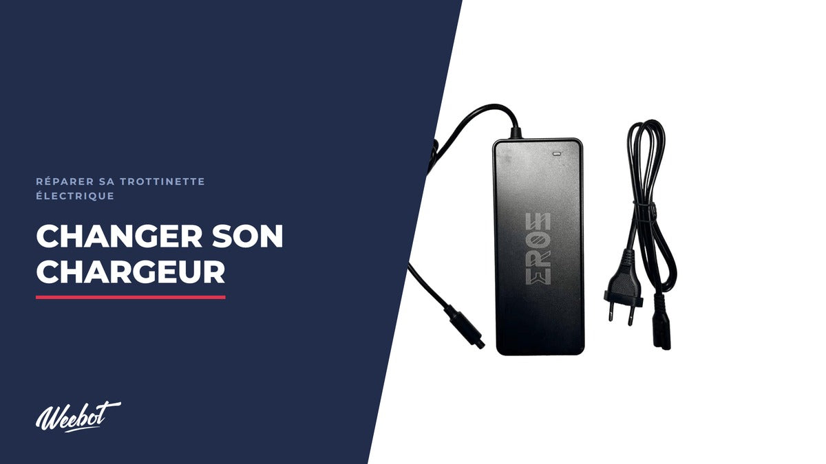 Comment changer le chargeur de sa trottinette électrique sans se tromper ? - Weebot