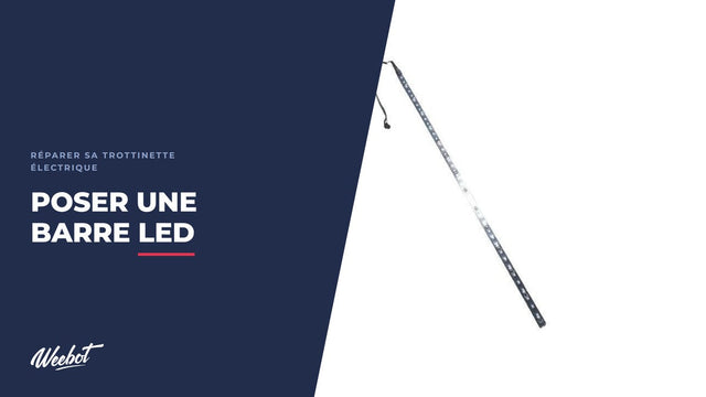 Comment installer une barre LED ou un klaxon sur une trottinette électrique ?