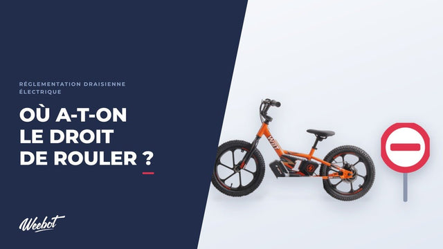 Draisienne électrique enfant : où a-t-on le droit de rouler ?