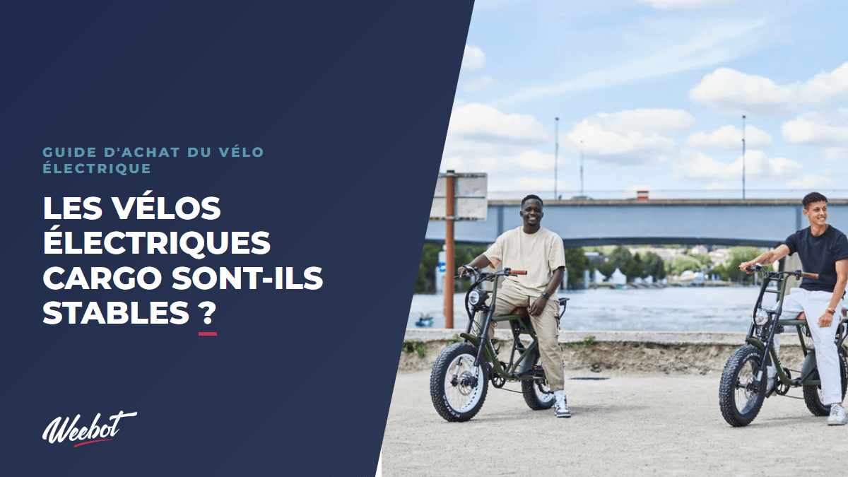 Les vélos électriques cargo sont-ils stables ? - Weebot