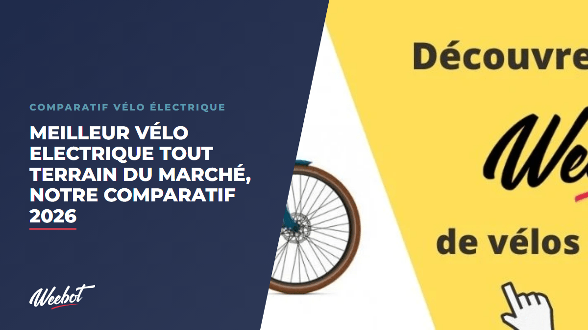 Meilleur Vélo Electrique Tout Terrain du marché, notre Comparatif 2026 - Weebot