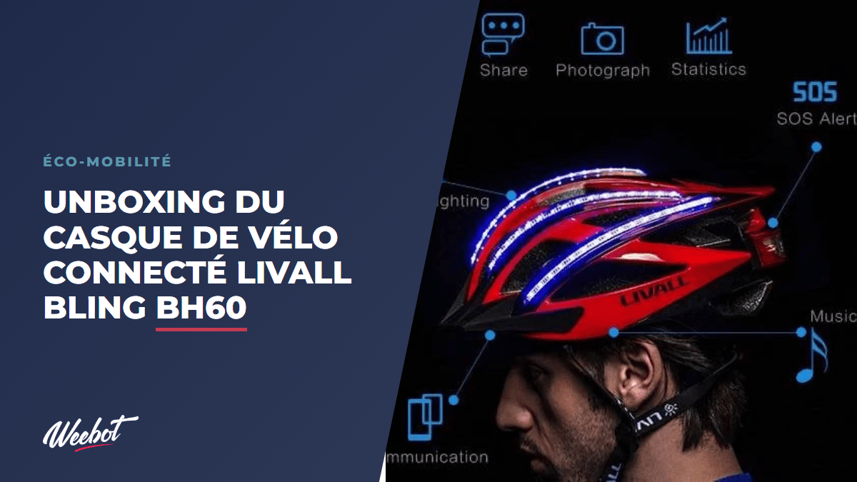 Unboxing du Casque de Vélo Connecté LIVALL Bling BH60 - Weebot