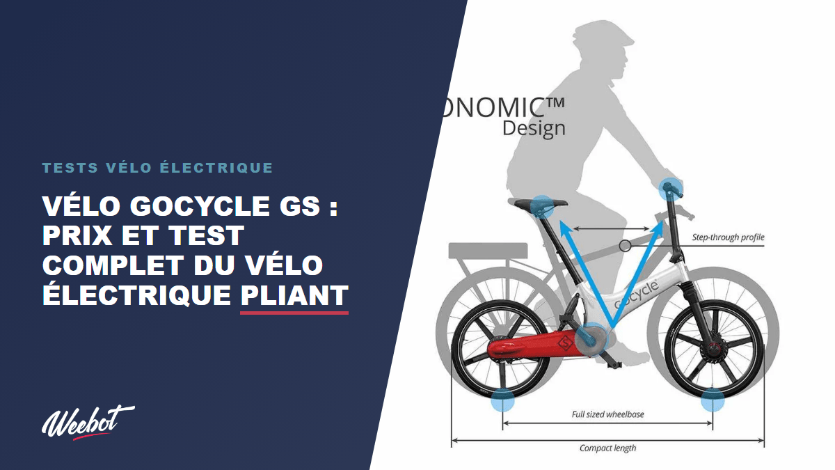 Vélo GoCycle GS : Prix et Test Complet du Vélo Électrique Pliant - Weebot