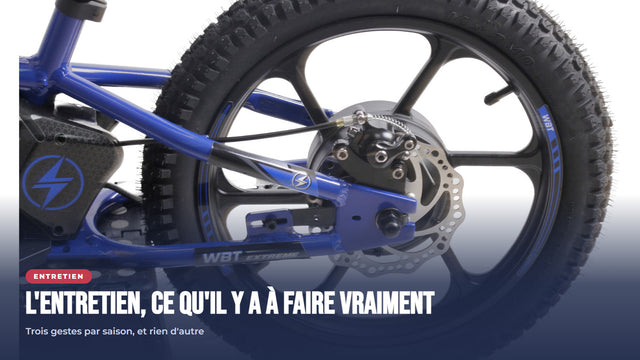 Entretien d'une draisienne électrique : ce qu'il y a à faire, vraiment