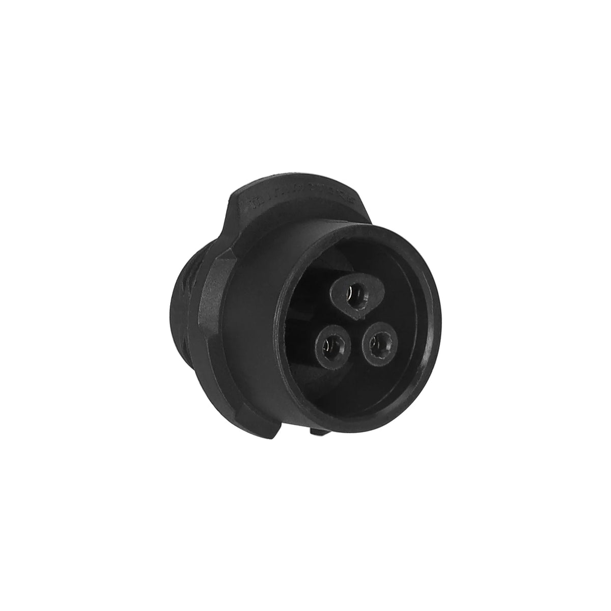 Connecteur femelle LP16 3 broches noir pour port de charge de trottinette électrique