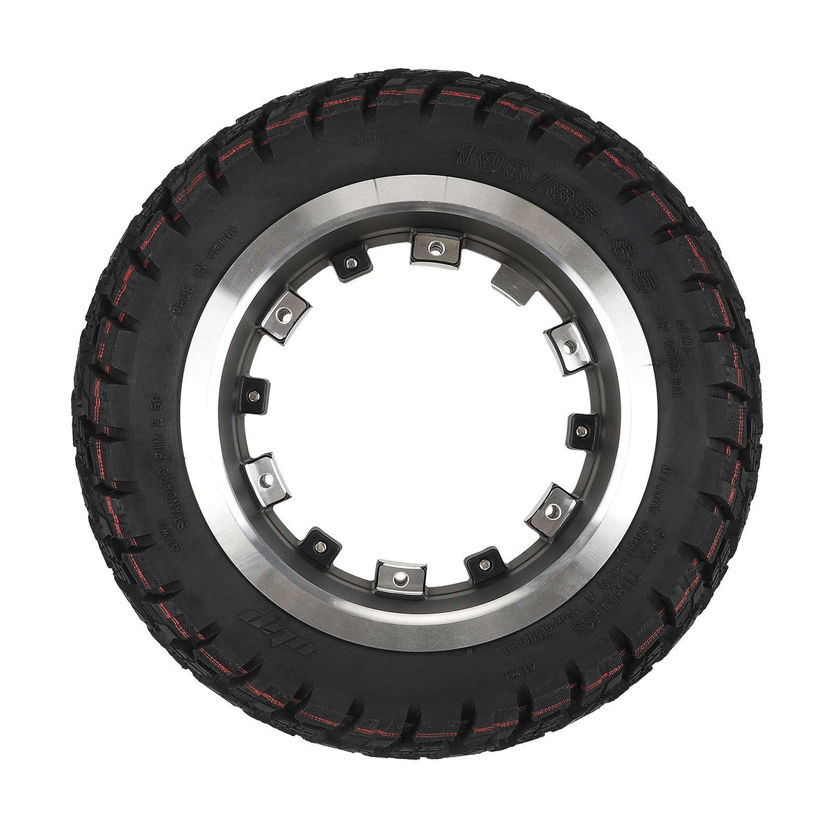 Pneu Tubeless Tout-Terrain 10 Pouces (100/65-6,5) Auto-Réparant avec Gel Anti-Crevaison, vue 6