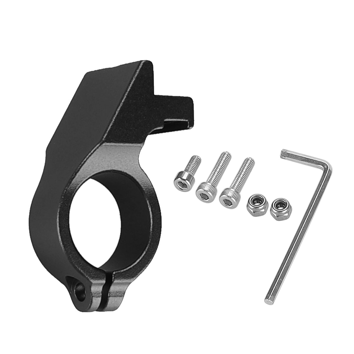 Support d'afficheur LCD noir avec sa visserie et une clé Allen
