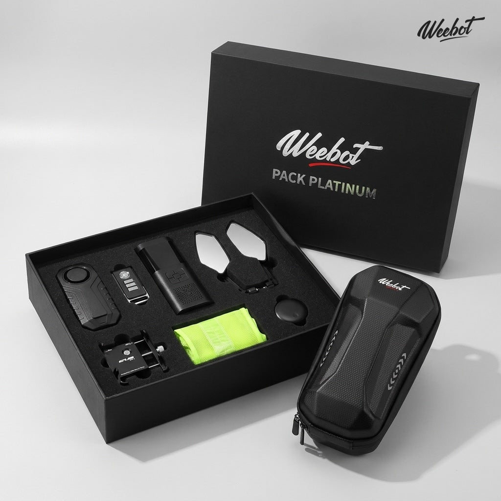 Coffret Pack Platinum ouvert - accessoires dans la mousse