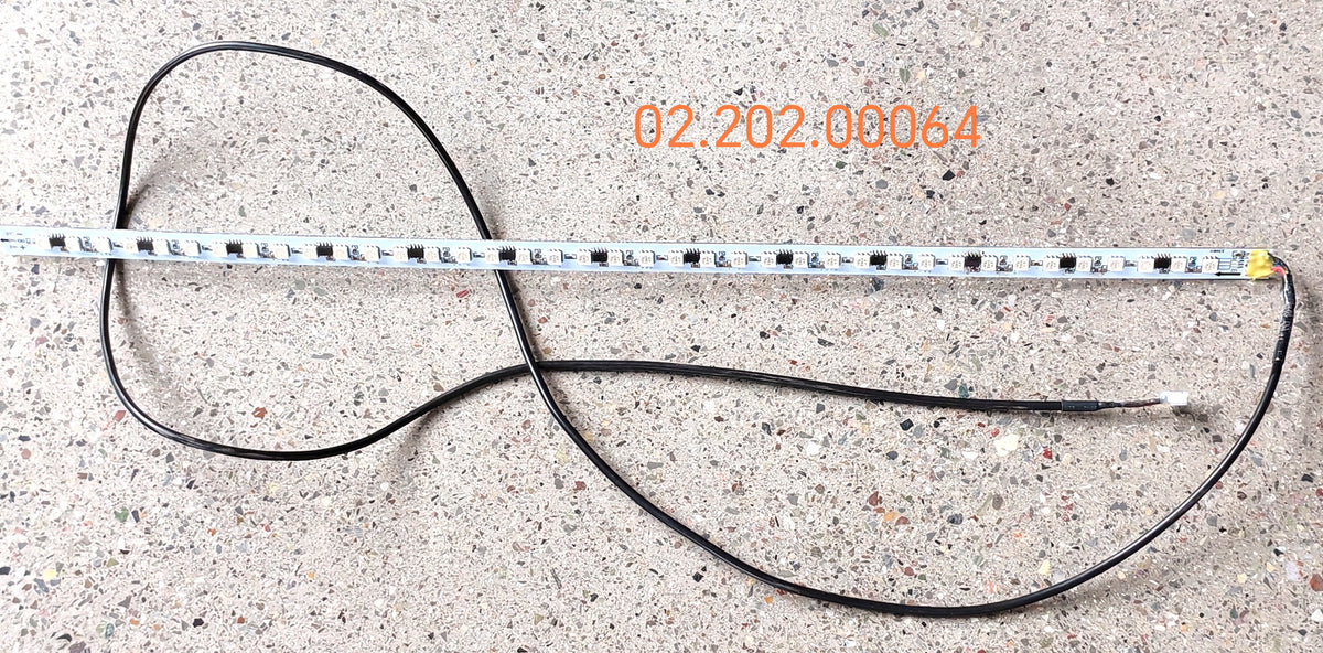 Barre LED de potence avec son long câble d'alimentation noir pour trottinette électrique Dualtron X Limited