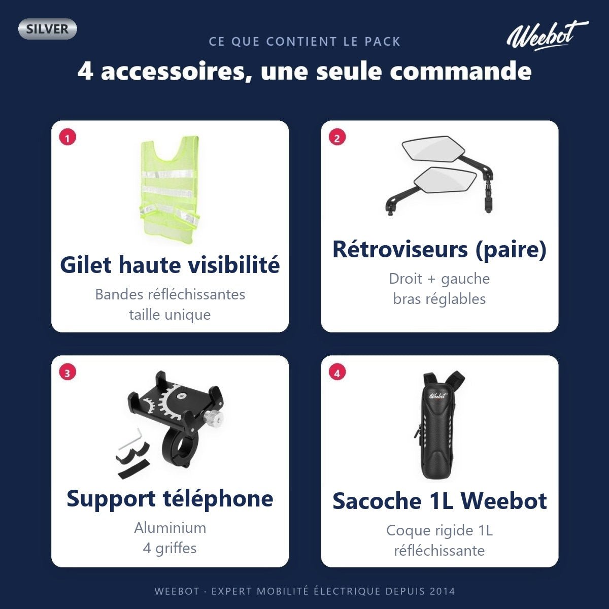 Pack Silver - Accessoires - Weebot