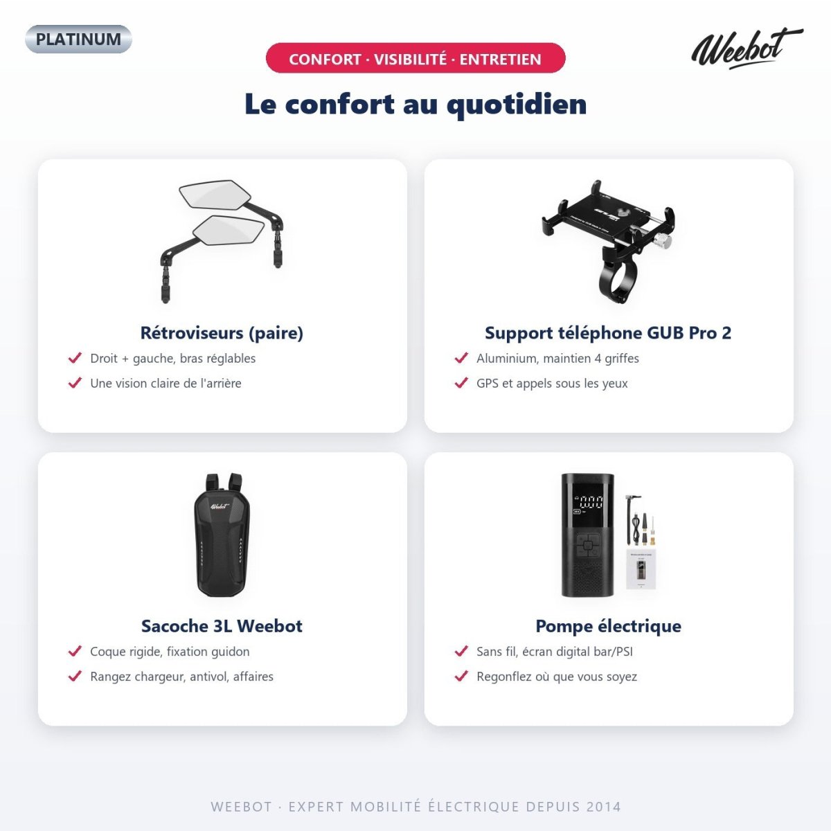 Pack Platinum - Accessoires - Weebot