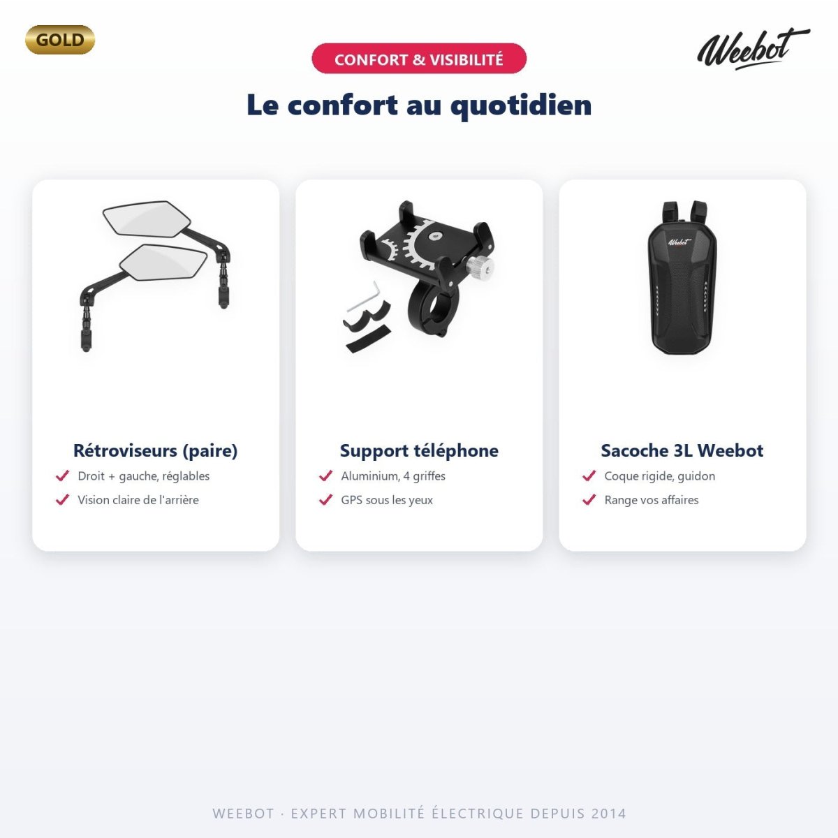 Pack Gold - Accessoires - Weebot