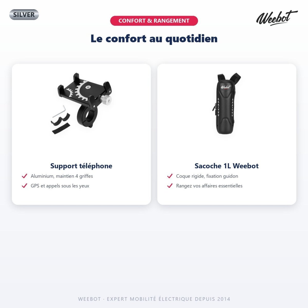 Pack Silver - Accessoires - Weebot