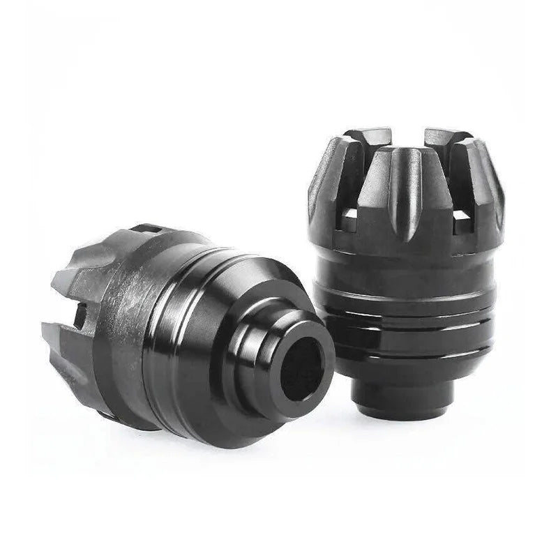 Embout Anti-Chute de Fourche Avant en Aluminium Noir